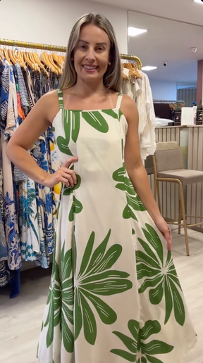 Vestido Nina verde brand